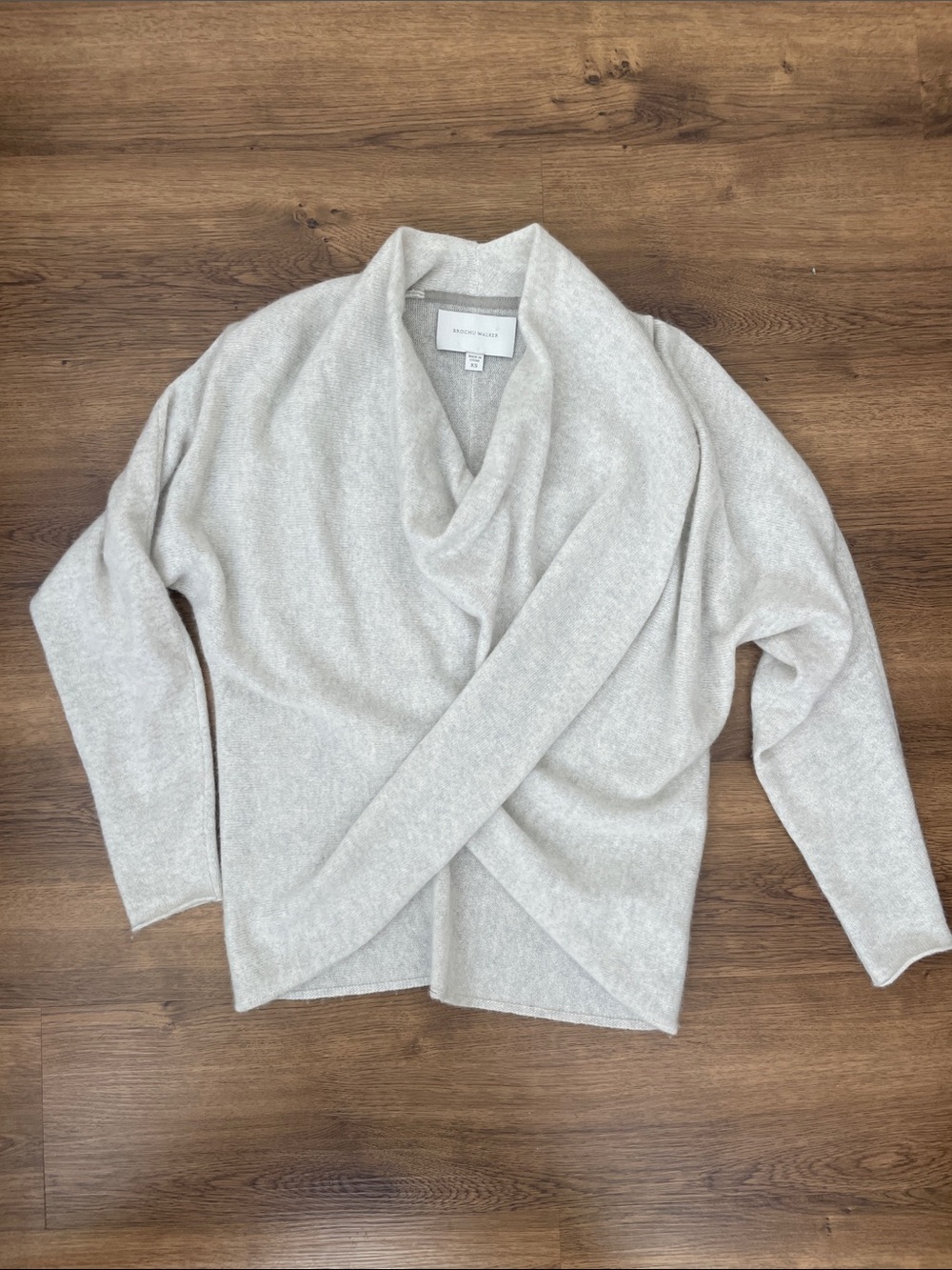 BROCHU WALKER Cashmere  Sweater Cream XS